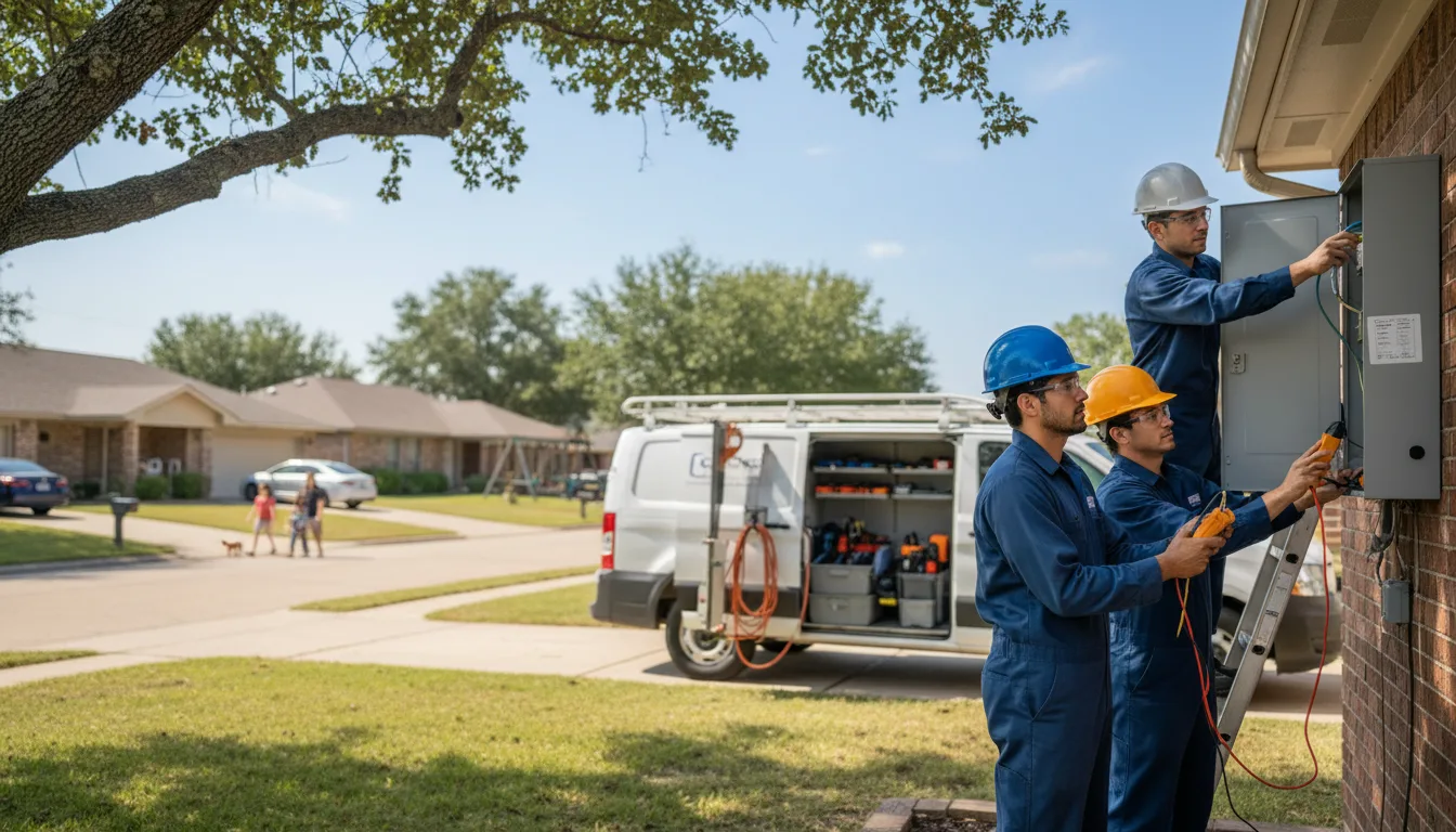 Certified electrician providing emergency electrical services in Wadley, GA